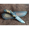 ЛАСТІВКА ніж ручної роботи майстерні VIKTOR KNIVES, купити замовити в Україні, сталь - CPM® S390™ в обладках нержавіючої сталі 95 Х 18, 67 HRC